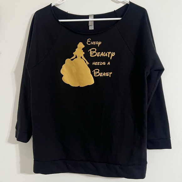 Next Level Apparel Sweaters - Disney Beauty and the Beast Sweater Women’s Size M